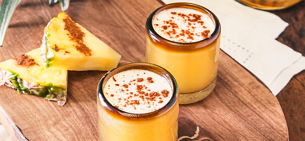 Pineapple Cinnamon Shot Hero