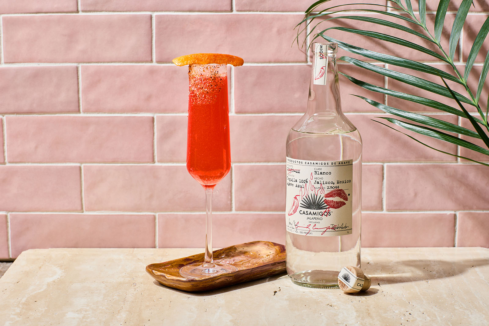 Casamigas Spicy Blood Orange Mimosa Hero