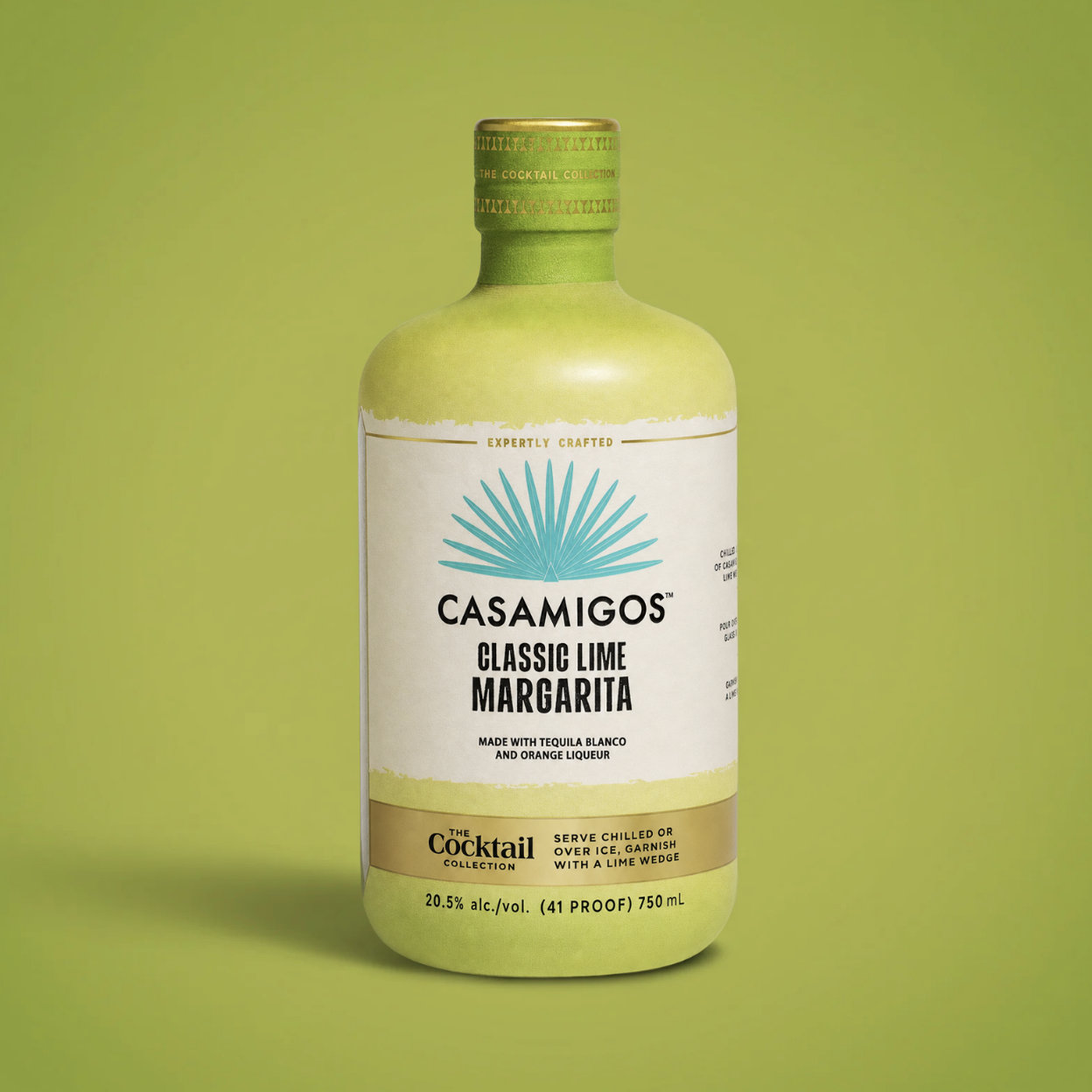 Ready-to-Serve Casamigos Classic Lime Margarita bottle.