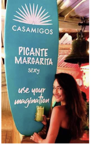 Maggie Q's Cabo Party Hero