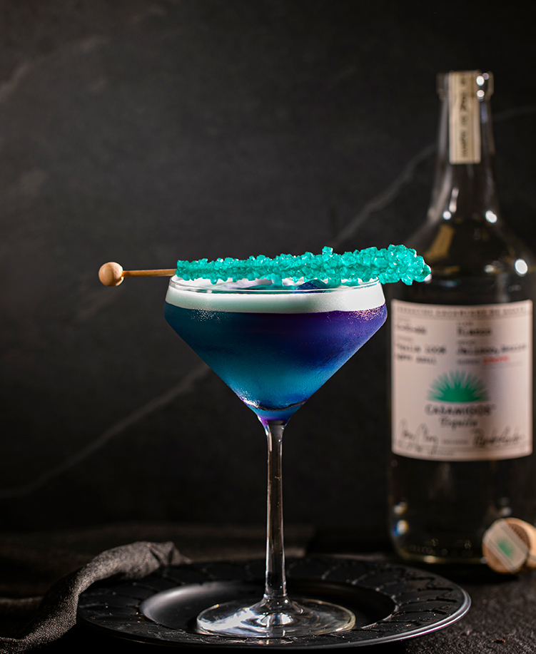 Casa Teal Candy Martini