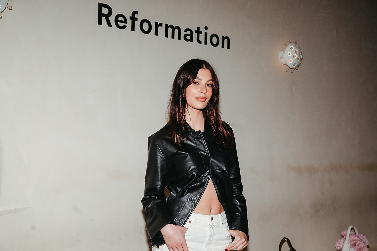 Reformation x Camila Morrone Handbag Launch Hero