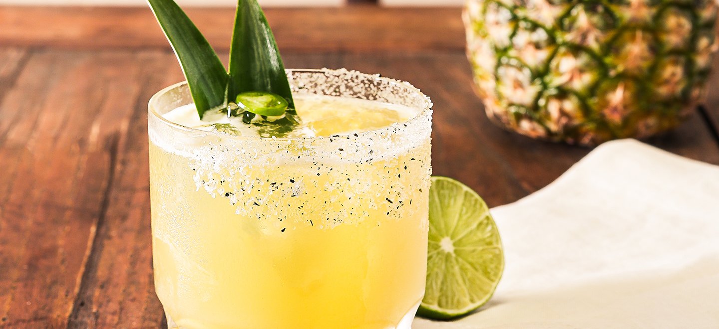 Pineapple Cilantro Margarita Hero