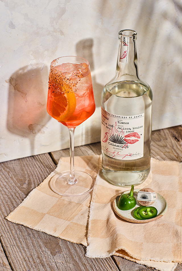 Casamigas Spicy Aperol Spritz Cocktail