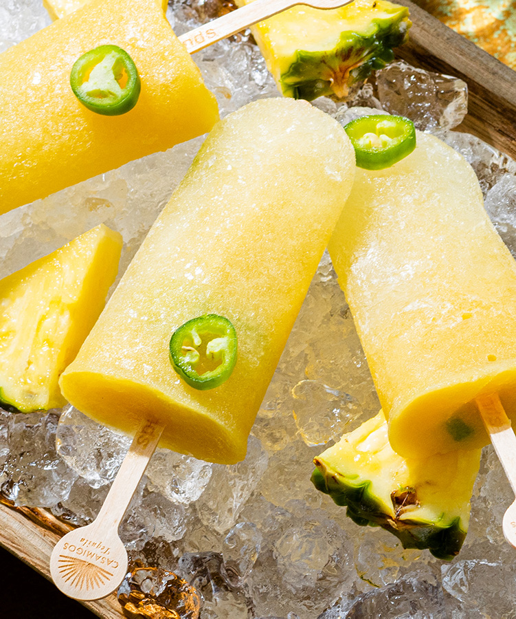 Spicy Pineapple Orange Popsicle Secondary