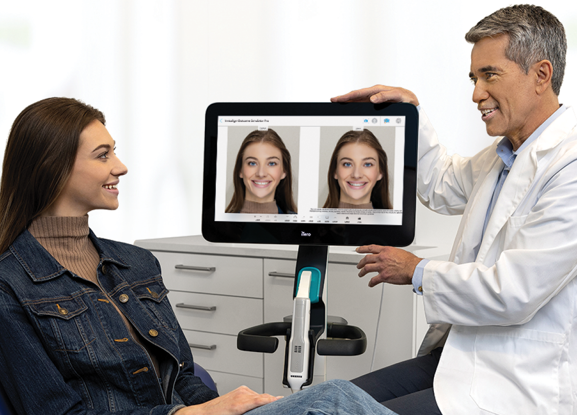 Intraoral dental scanner patient - dentist appointment - iTero