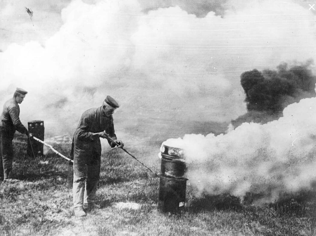 Germany used chlorine gas during the Second Battle of Ypres in World War I in 1915