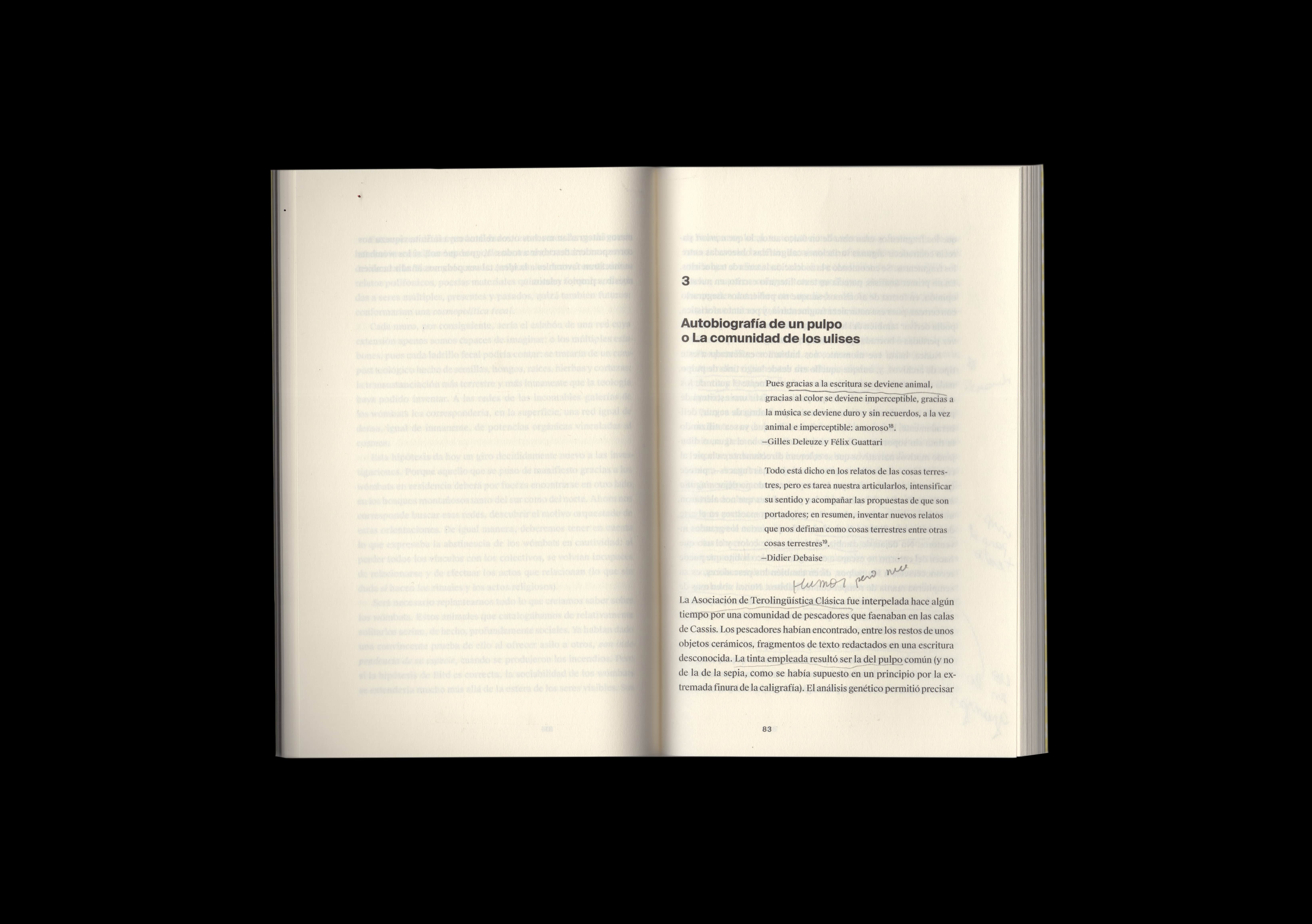 Scan de Autobiografía de un pulpo, Vinciande Desprets