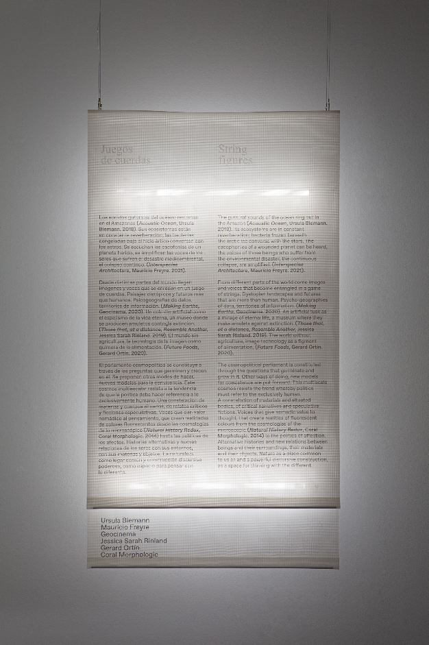 String Figures, A Green Jade Lake, 2021 2