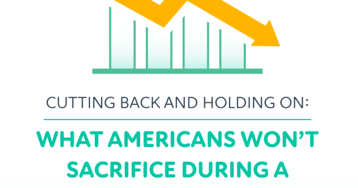 Cutting Back & Holding On: What Americans Won't Sacrifice During a Recession illustration