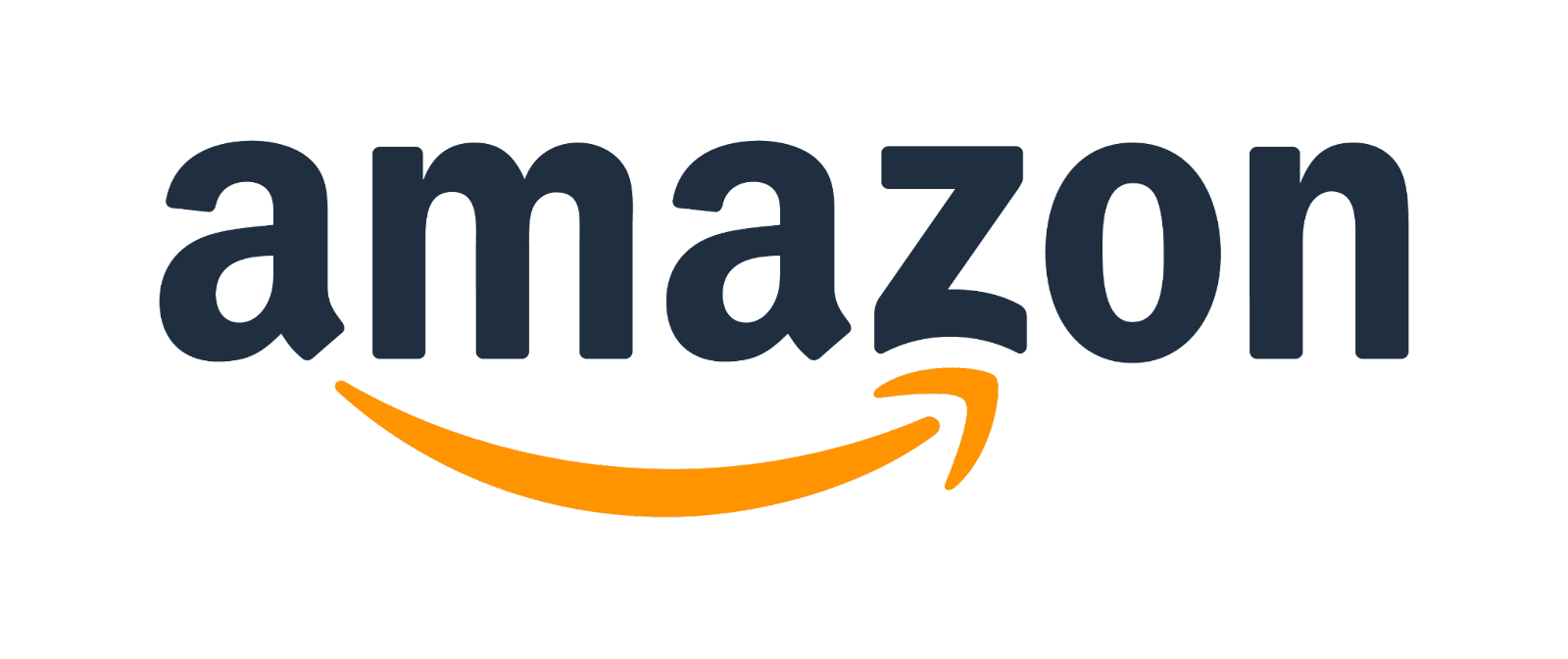 The logo for Amazon