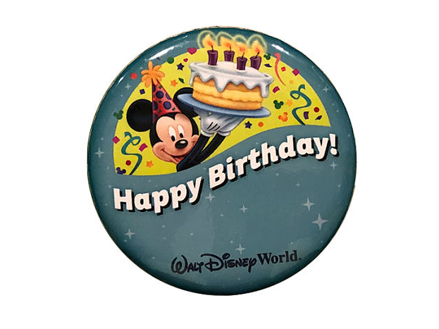 Sample Birthday Celebration Button by Walt Disney