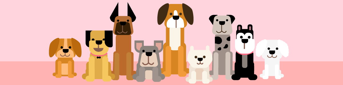 group of dogs