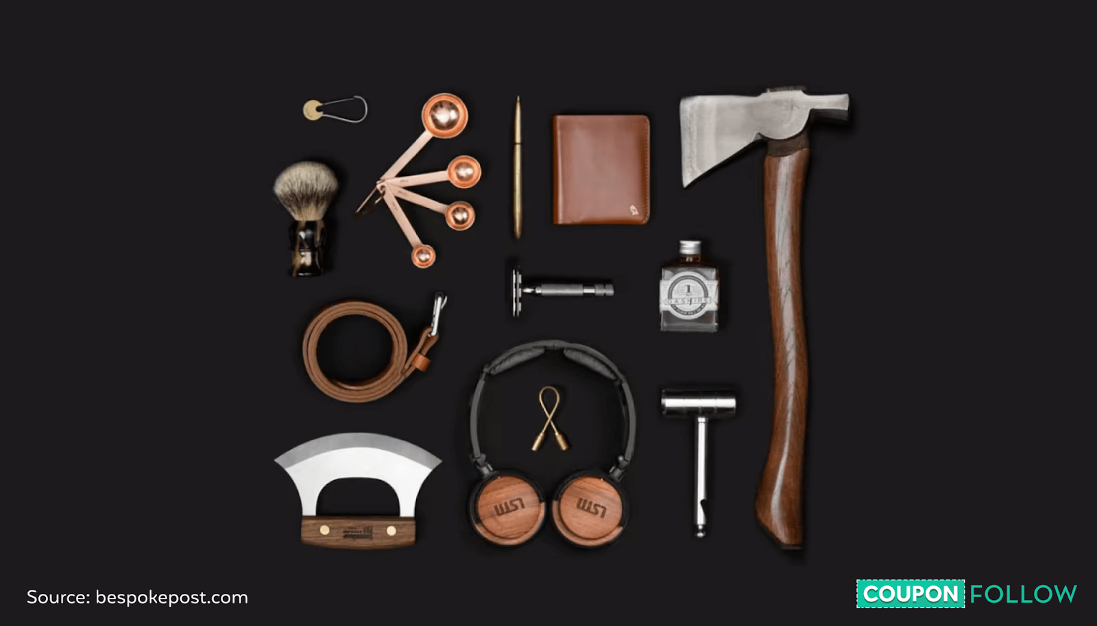 Illustration of items to expect from a Bespoke Post subscription