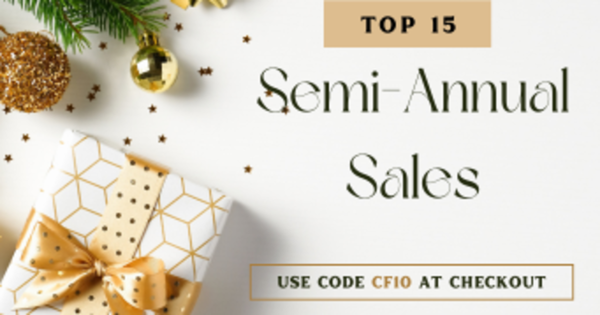 Top 15 SemiAnnual Sales of 2025 Top 15 SemiAnnual Sales of 2025