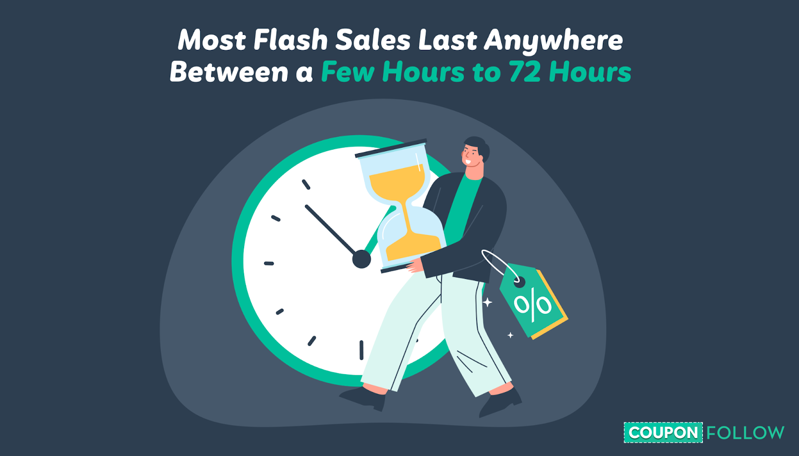 illustration showing how long flash sales last
