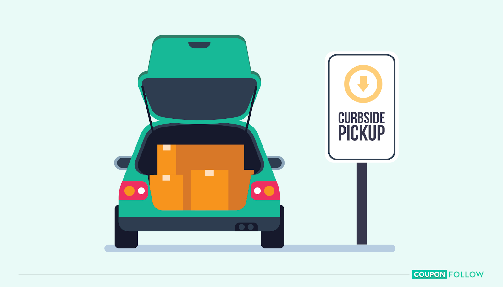 illustration of target’s curbside pickup