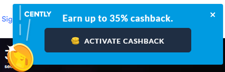 Cently cashback offer activation