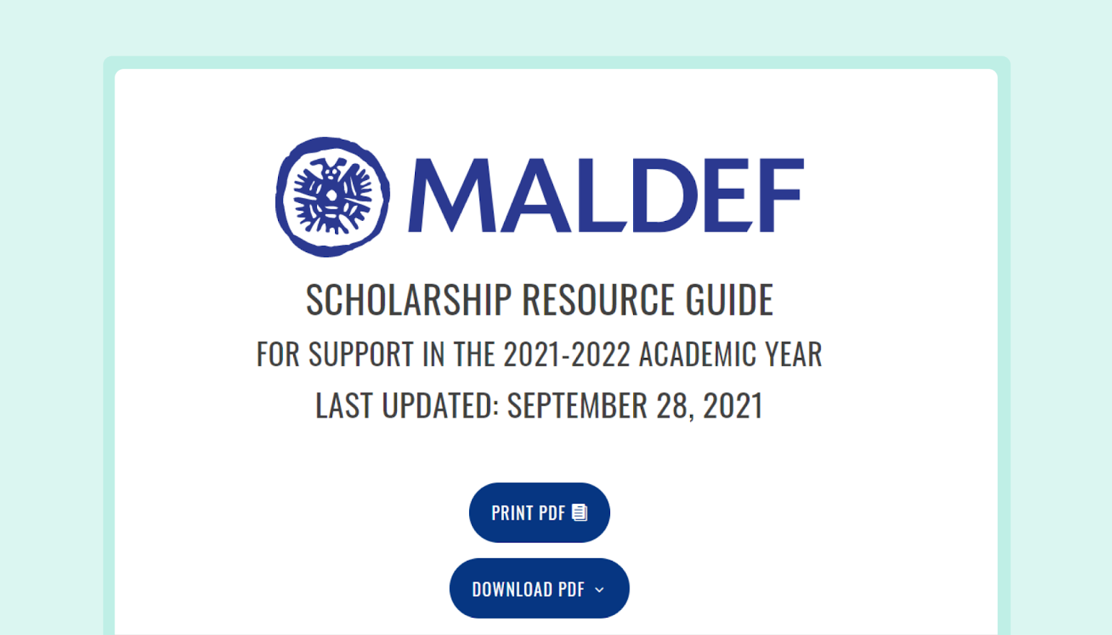 Illustration of MALDEF scholarship page