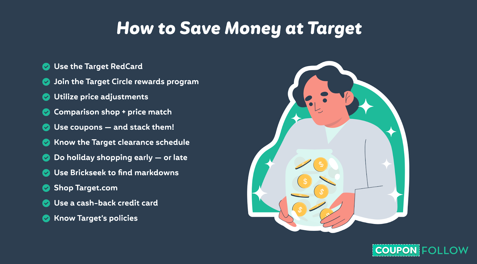 Target savings tips