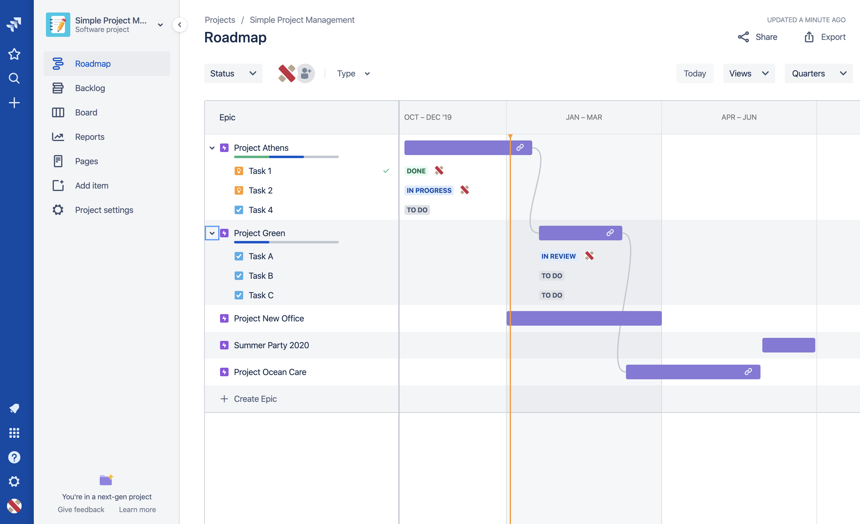 atlassian roadmap planner