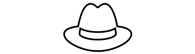 white hat small