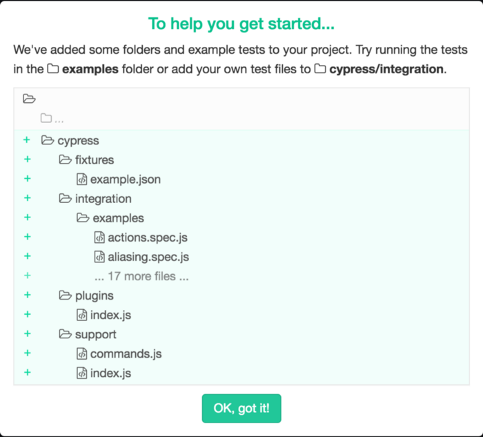 Blog post- E2E Testing of emails in mailhog using Cypress- Image cypress default (1)