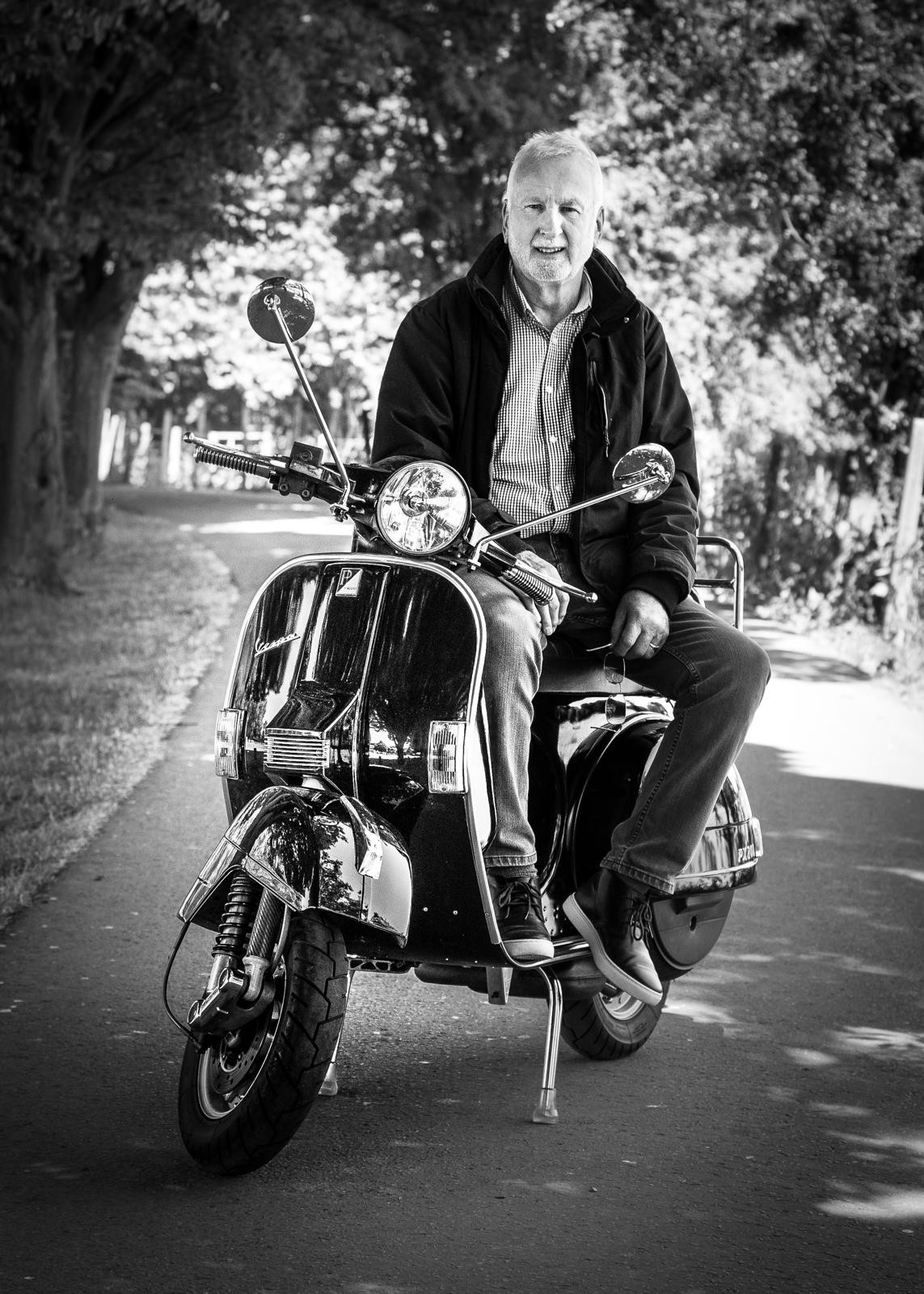 Asset - Belong Macclesfield - Tony on his own scooter 