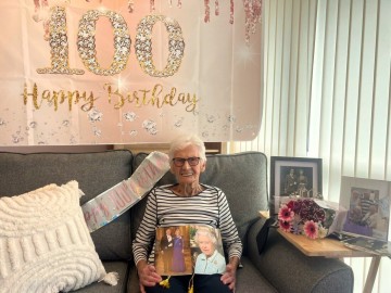 Crewe’s Betty commemorates 100th with rare second Royal message