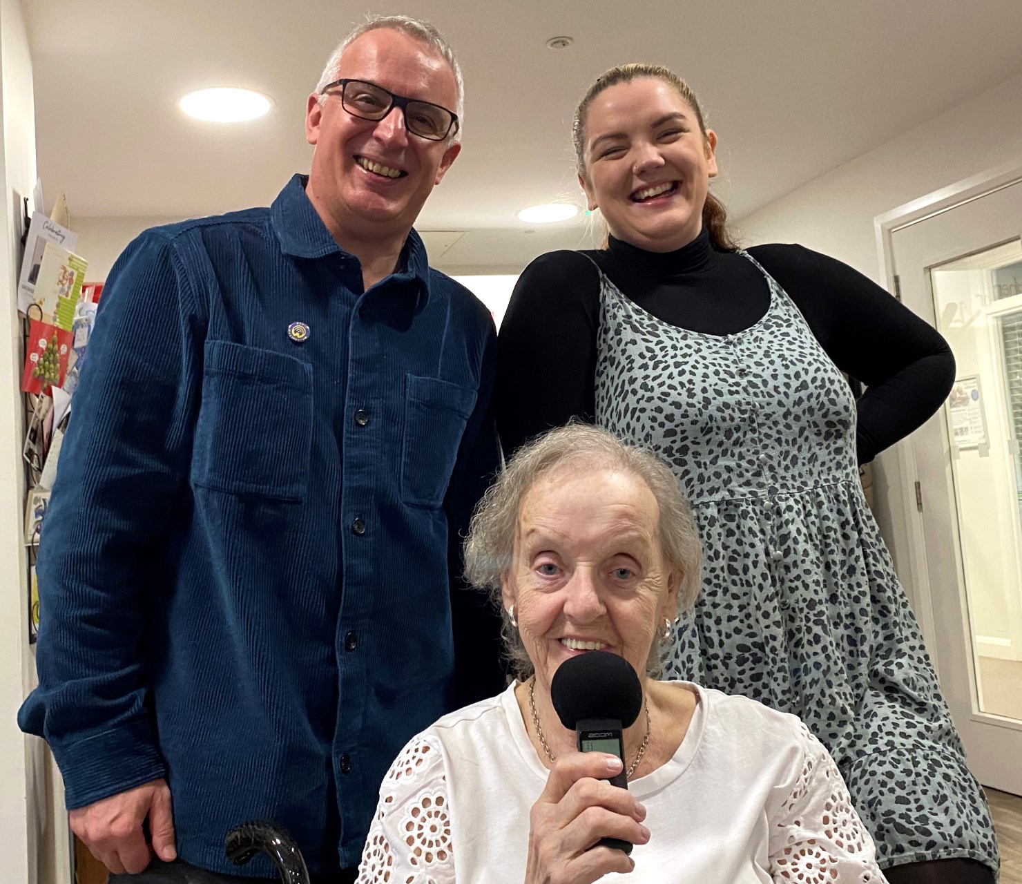 Asset - Belong Warrington - Pictured: Diane Wrench (seated), with Radio Warrington