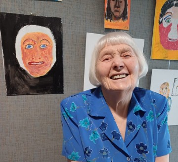 Older artists paint portraits for new exhibition