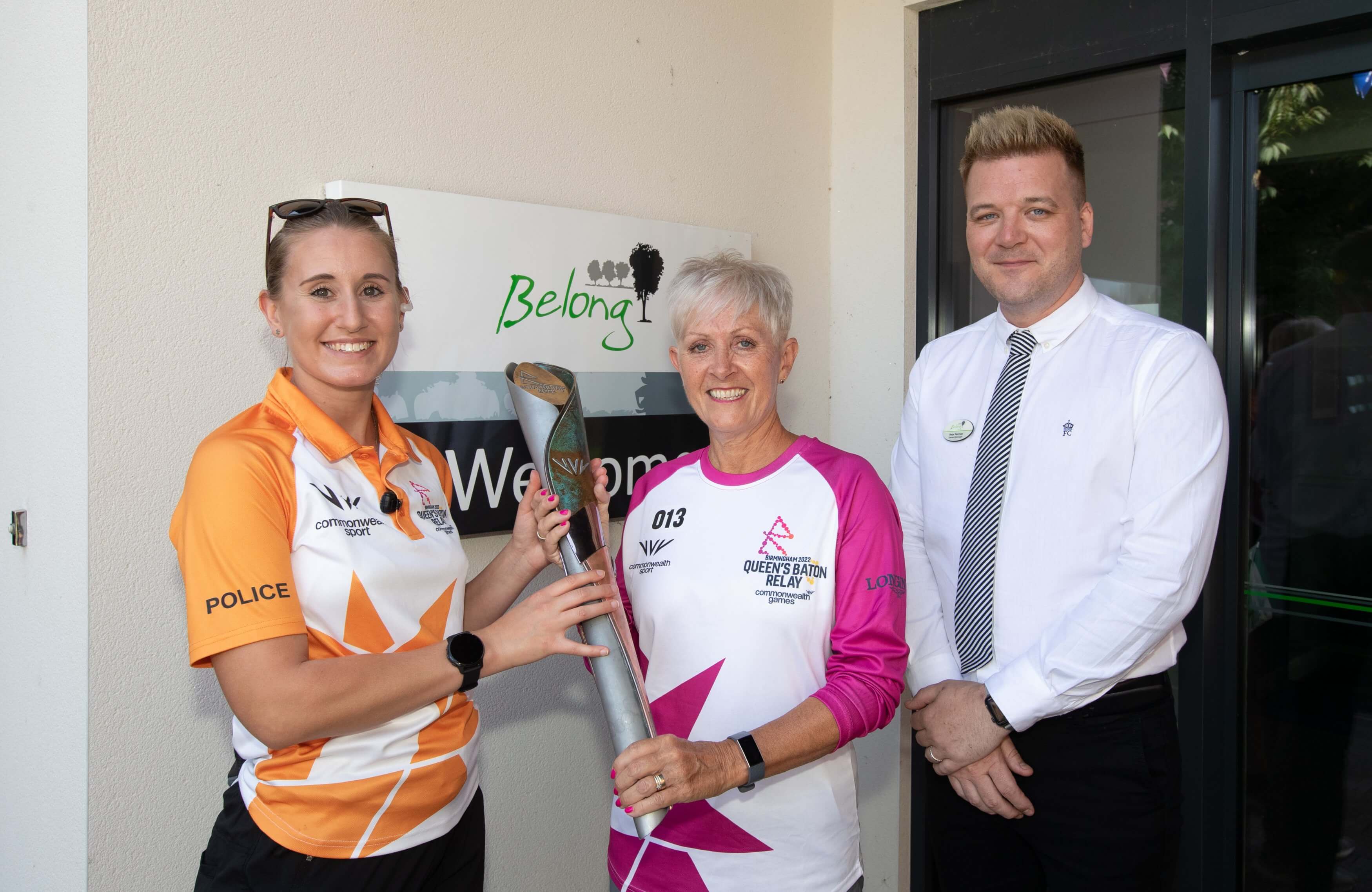 Queen’s Baton Relay visits NewcastleunderLyme Belong Villages