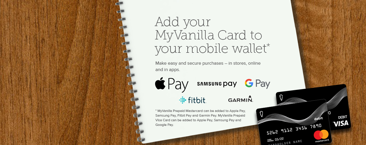 add vanilla gift card to apple pay