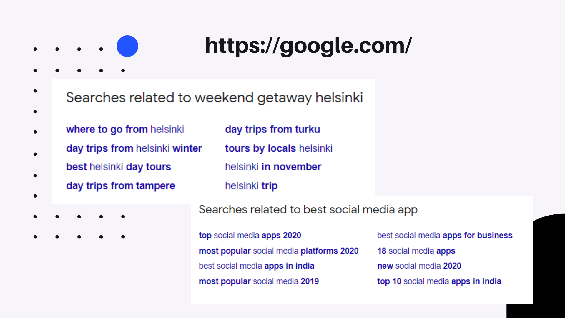 Google keywords SEO Helsinki - Frank'R