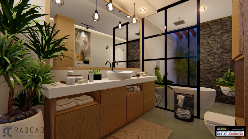 Proposed Modern Bathroom Interior Fit-out