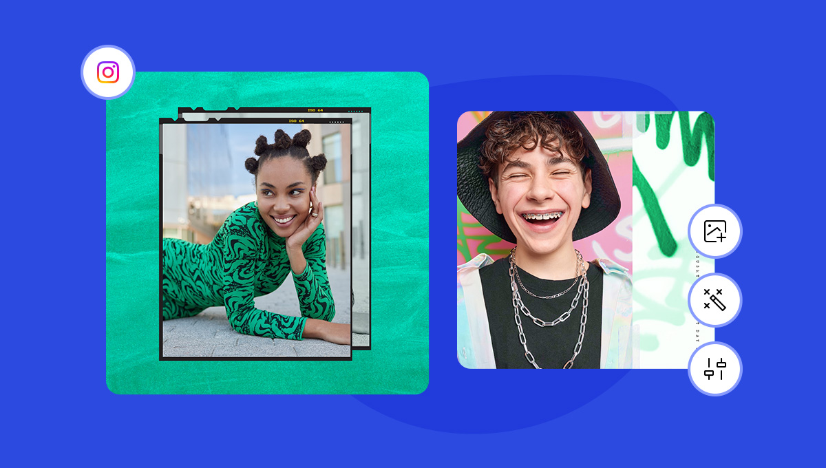 Instagram Photo Editor Instagram Templates Shutterstock