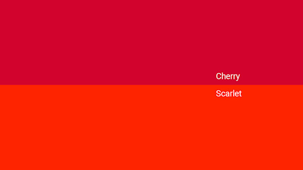Cherry Color - Combinations, HEX Code - Shutterstock
