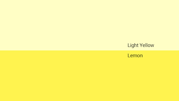 Light Yellow Color - Combinations, HEX Code - Shutterstock