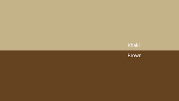 Khaki Color - Combinations, HEX Code - Shutterstock