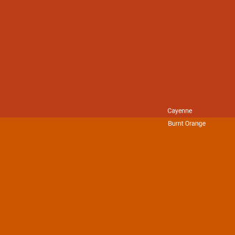 cayenne-vs-burnt-orange