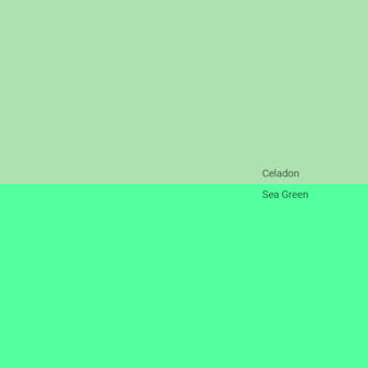 celadon-vs-sea-green