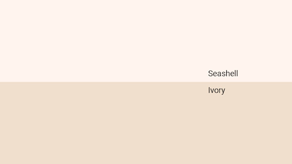Seashell Color - Combinations, HEX Code - Shutterstock