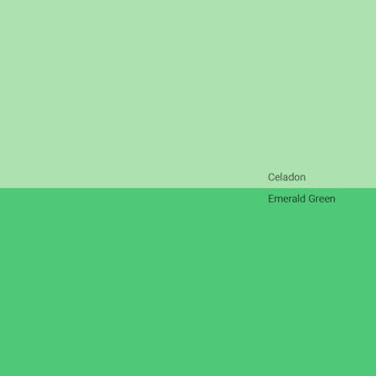 celadon-vs-emerald-green