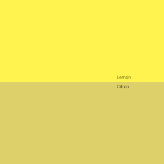 Lemon Color - Combinations, HEX Code - Shutterstock