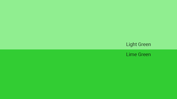 Light Green Color - Combinations, HEX Code - Shutterstock