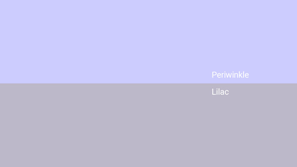 Periwinkle Color Code