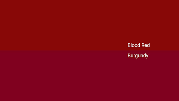 Ruby Vs Maroon Color Blood Red Color - Combinations, HEX Code - Shutterstock