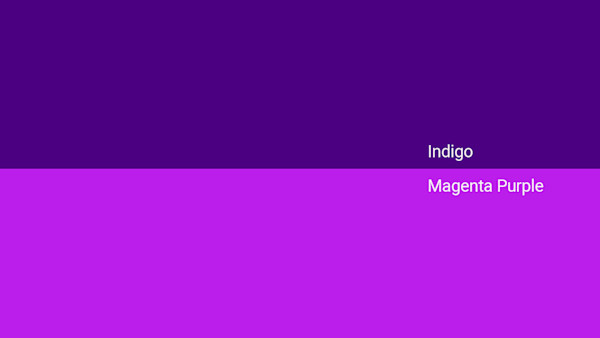 Magenda Vs Raspberry Color Indigo Color - Combinaciones, Código HEX - Shutterstock