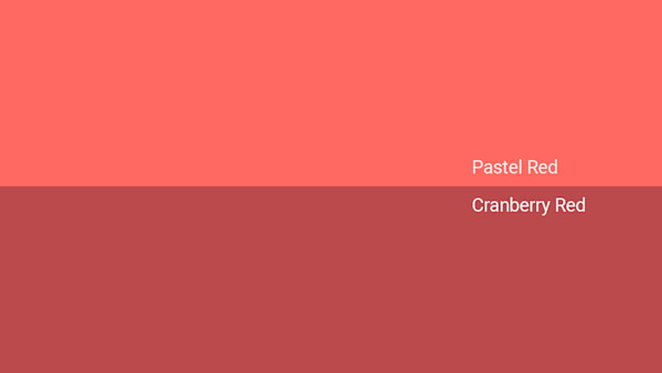 Color Cast Red Pastel Red Color - Combinations, HEX Code - Shutterstock