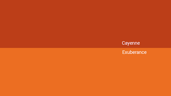 Cayenne Color - Combinations, HEX Code - Shutterstock